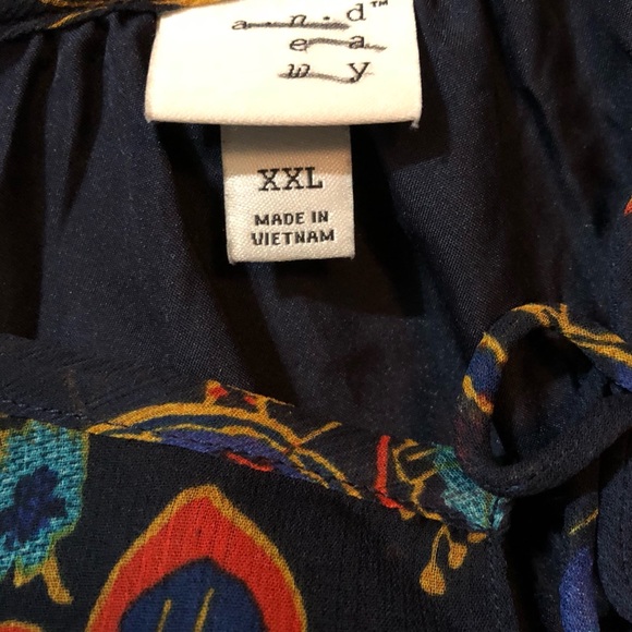 Blue Floral Boho Dress - Picture 5 of 6